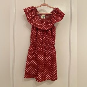 Lily bleu girls Maeve polka dot short romper size 8